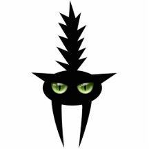 Halloween Scared Black Cat Decoration Photo Cutouts