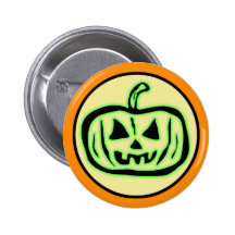 Halloween Scary Pumpkin Jack O Lantern Pins