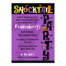 Halloween Shocktail Party Invitations