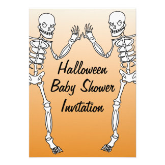 Halloween Baby Shower Invitations