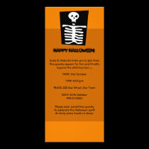 Halloween Skeleton Invitation invitations