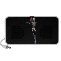 Halloween Skeleton With Rose Speaker System