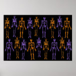 Halloween Skeletons Posters