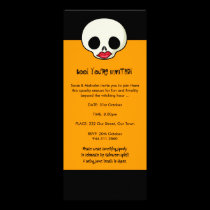 Halloween Skull Invitation invitations