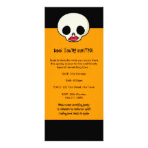 Halloween Skull Invitation