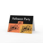 Halloween Skull & Spiders template Cards