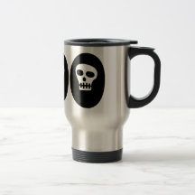 Halloween Skulls "Boo" Coffee Mugs