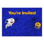 Halloween Spider Web Invitation