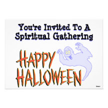 Halloween- Spiritual Gathering Custom Invites