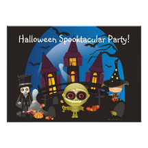 Halloween Spooktacular Party! Custom Invite