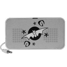 Halloween Spooky Bats Laptop Speakers
