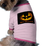 Halloween - Spooky Pumpkin Pet T-shirt pet clothing