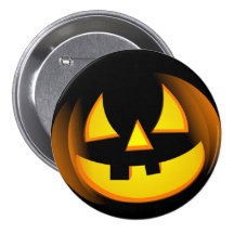 Halloween - Spooky Pumpkin Pinback Buttons
