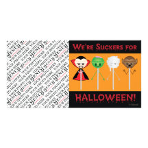 Halloween Suckers v2 Custom Photo Card