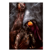 Halloween - The Headless Horseman Greeting Cards