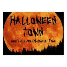HALLOWEEN_TOWN BUSINESS CARD TEMPLATE