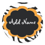 Halloween Treat Bag Label Round Stickers