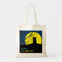 Halloween Trick or Treat Bag: Black Cat