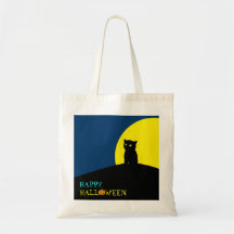 Halloween Trick or Treat Bag: Black Cat