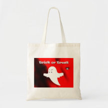 Halloween Trick or Treat Canvas Bag