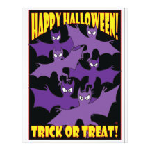 HALLOWEEN TRICK OR TREAT CARDS -2 LETTERHEAD