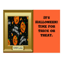 Halloween, Trick or treat Post Cards