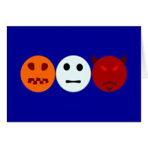 Halloween trick or treat pumpkin ghost devil karten