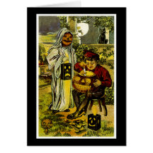 Halloween Trick or Treaters Card