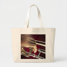 Halloween Trombone with a Monster Hand Canvas Bag