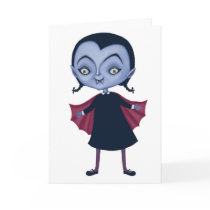 Halloween Vampire Card