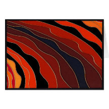 halloween version + design on back greeting cards