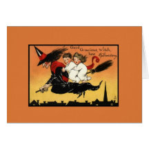 Halloween vintage carte
