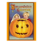 Halloween vintage carte postale