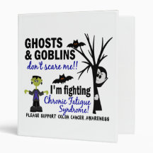 Halloween Warrior CFS Chronic Fatigue Syndrome Binder