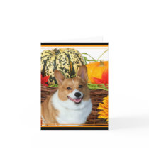 Halloween Welsh corgi Greeting Card