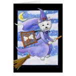 Halloween Westie Dog Greeting Card