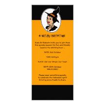 Halloween Witch Invitation