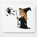 halloween witch mousepad