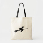 Halloween Witch On Broomstick Crafts & Shopping Bags