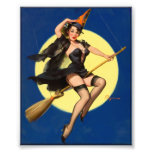Halloween Witch Pin Up Girl Art Photo