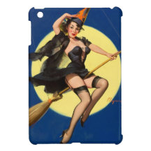 Halloween Witch Pin Up Girl iPad Mini Cover