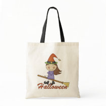 Halloween Witch T-shirts and Gifts Canvas Bags