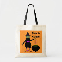 Halloween Witch Tote Bag