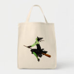 Halloween Witch Tote Bags