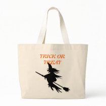Halloween Witch Trick or Treat Tote Bags