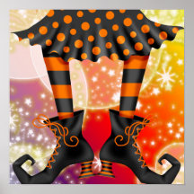 Halloween Witchy Legs - SRF Posters