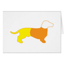 Halloweenie Greeting Cards