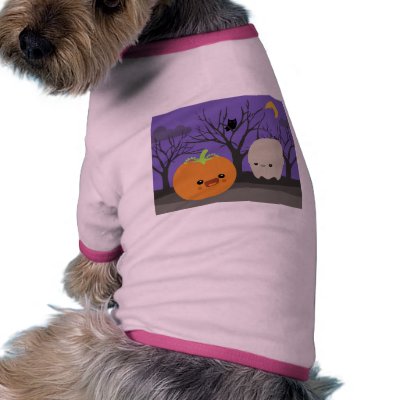 Halloweenies Dog T-shirt by Middlemind