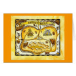 Halloweenland Map Halloween Card
