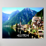 HALLSTATT, AUSTRIA  POSTER